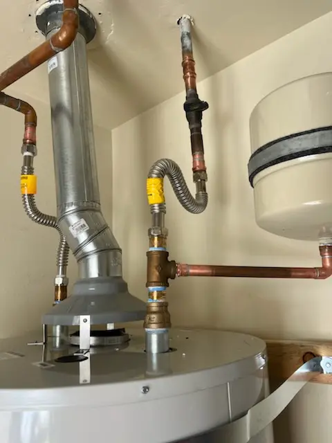 Water heater installation and plumbing repair in Morrison Farms